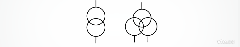 单相电压互感器符号