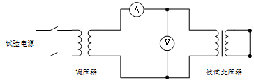 单相变压器短路试验原理图